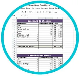 Planilha para calcular custos
