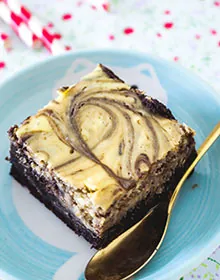 Brownie gourmet em formato especial