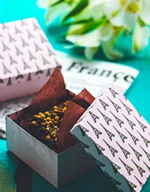 Seleção de brownies gourmet