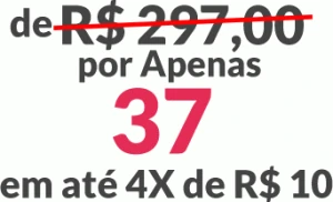 Oferta especial do curso por apenas R$ 37