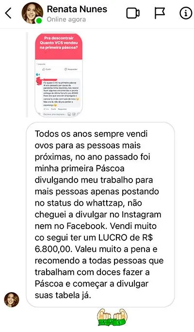 Depoimento de Renata Nunes