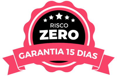 Risco zero, garantia de 15 dias